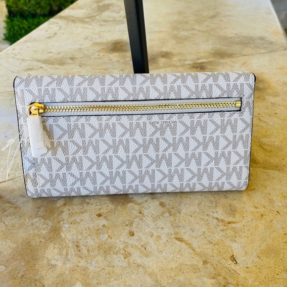 NWT Michael Kors jet set handbag&wallet vanilla - Picture 14 of 16